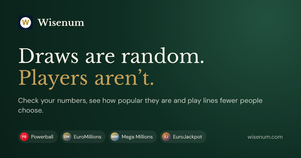 I built a lottery number checker that can't predict anything, on purpose